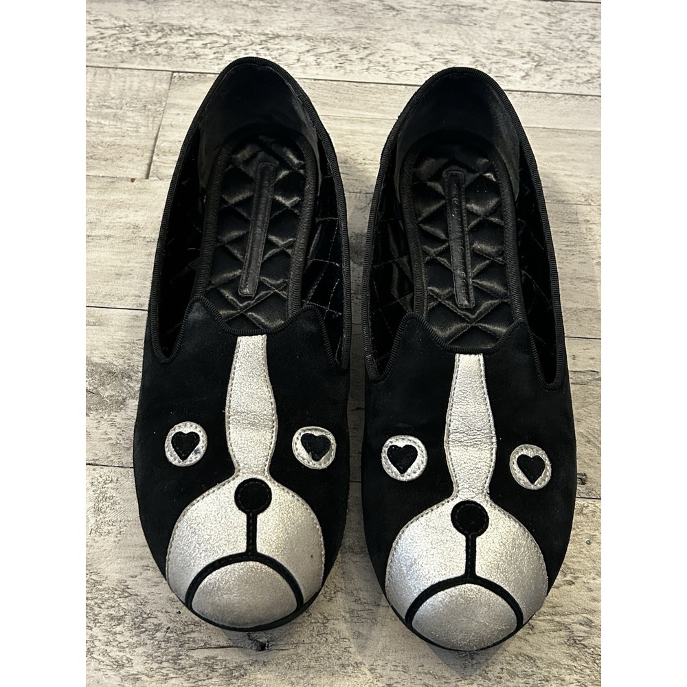 Marc By Marc Jacobs Women's 39 (Us 9) Friends Of Mine Boston Terrier Loafer